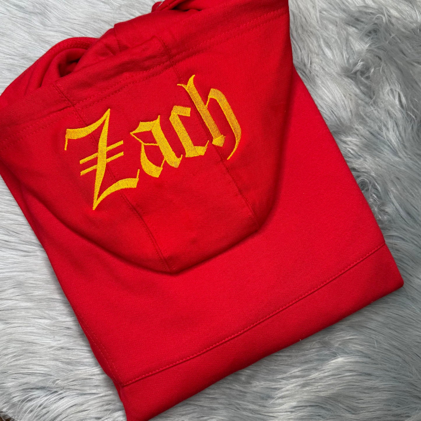 Personalized Embroidered Hood, Hoodie, Custom Hoodie English Letters