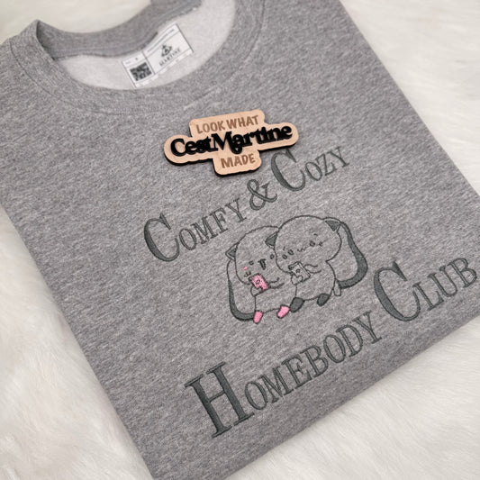 Comfy & Cozy Homebody Club™ Crewneck Soft moments deserve soft clothing.