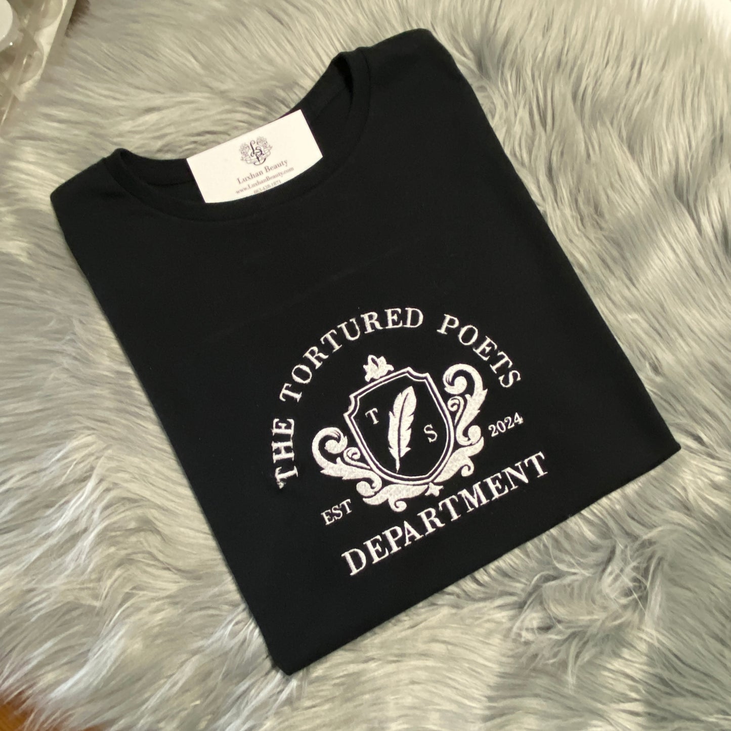 The Tortured Poets Department Embroidered T Shirt