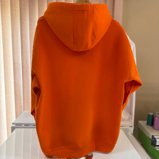 The Life of a Showgirl Hoodie – Orange with Free Custom Lettering