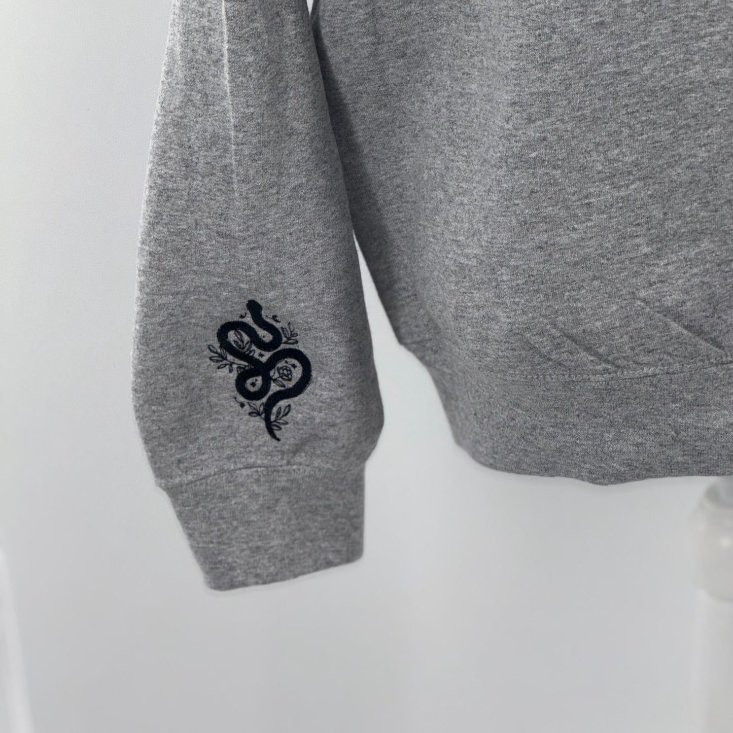 Reputation Black Snake Embroidered Hoodie β