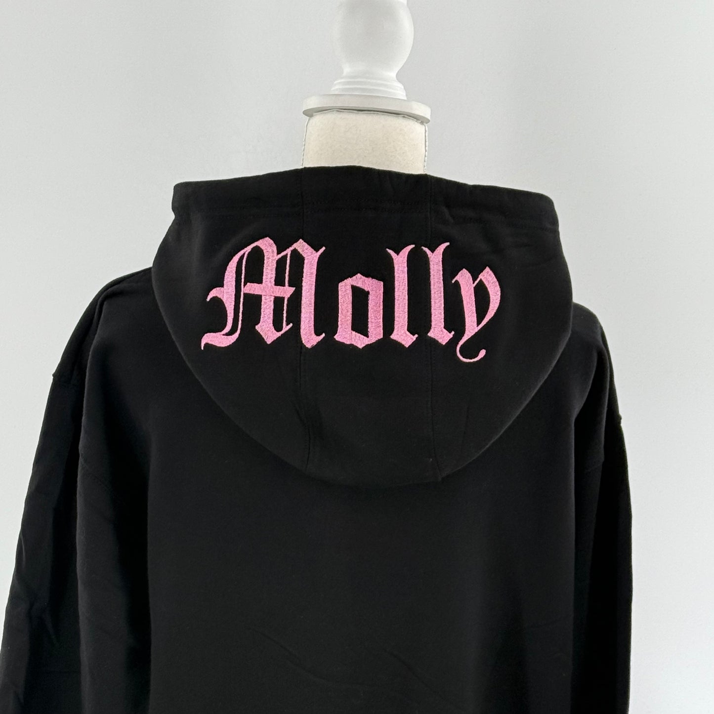 Personalized Embroidered Hood, Hoodie, Custom Hoodie English Letters
