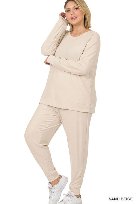 LoungeWear Set Beige Jogger set