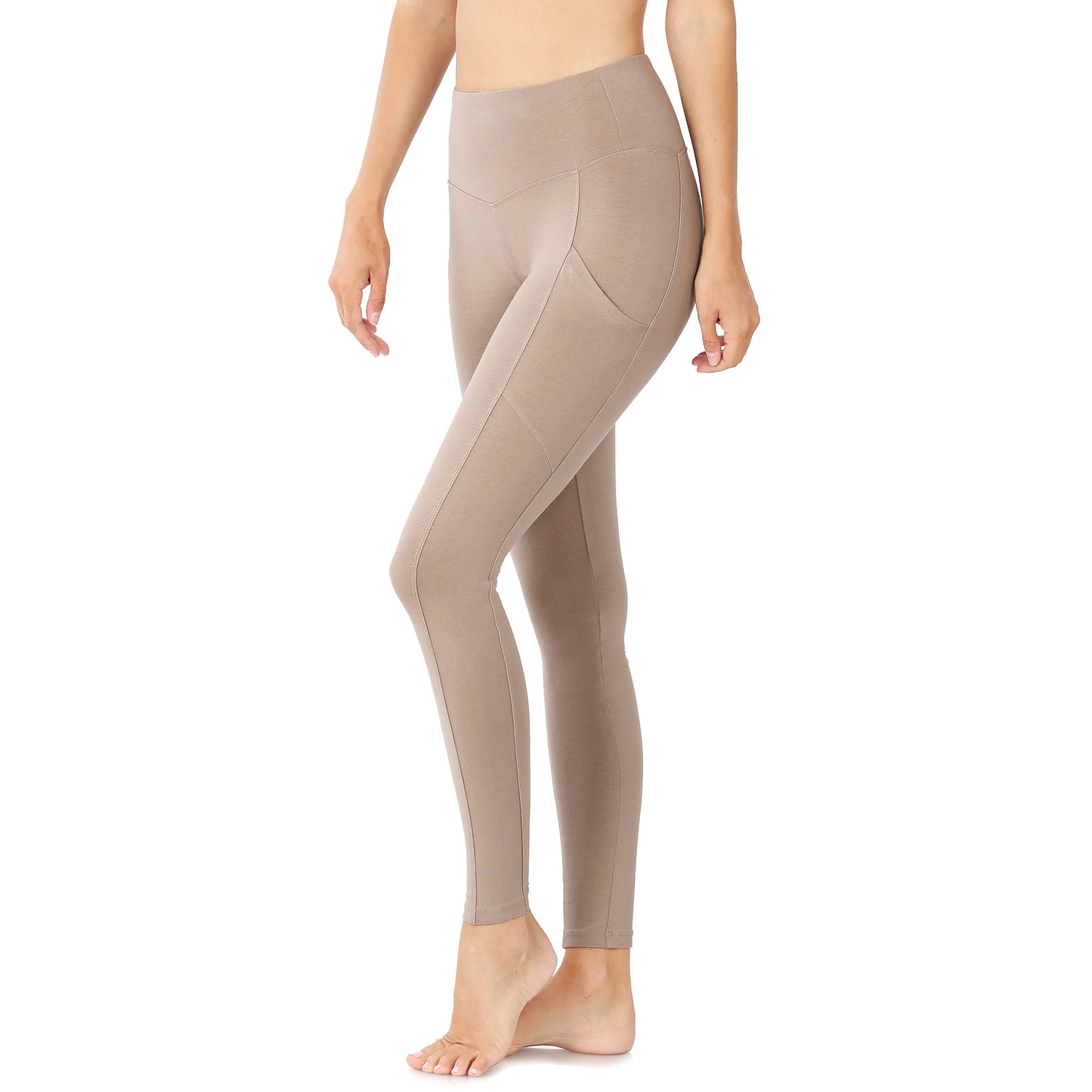 Legging with Side Pockets Desert Sand