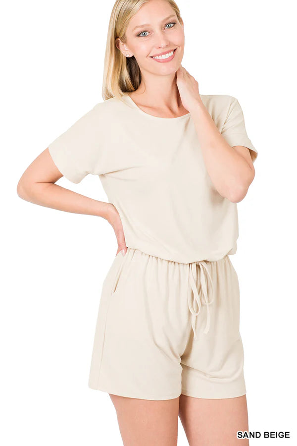 Romper Beige