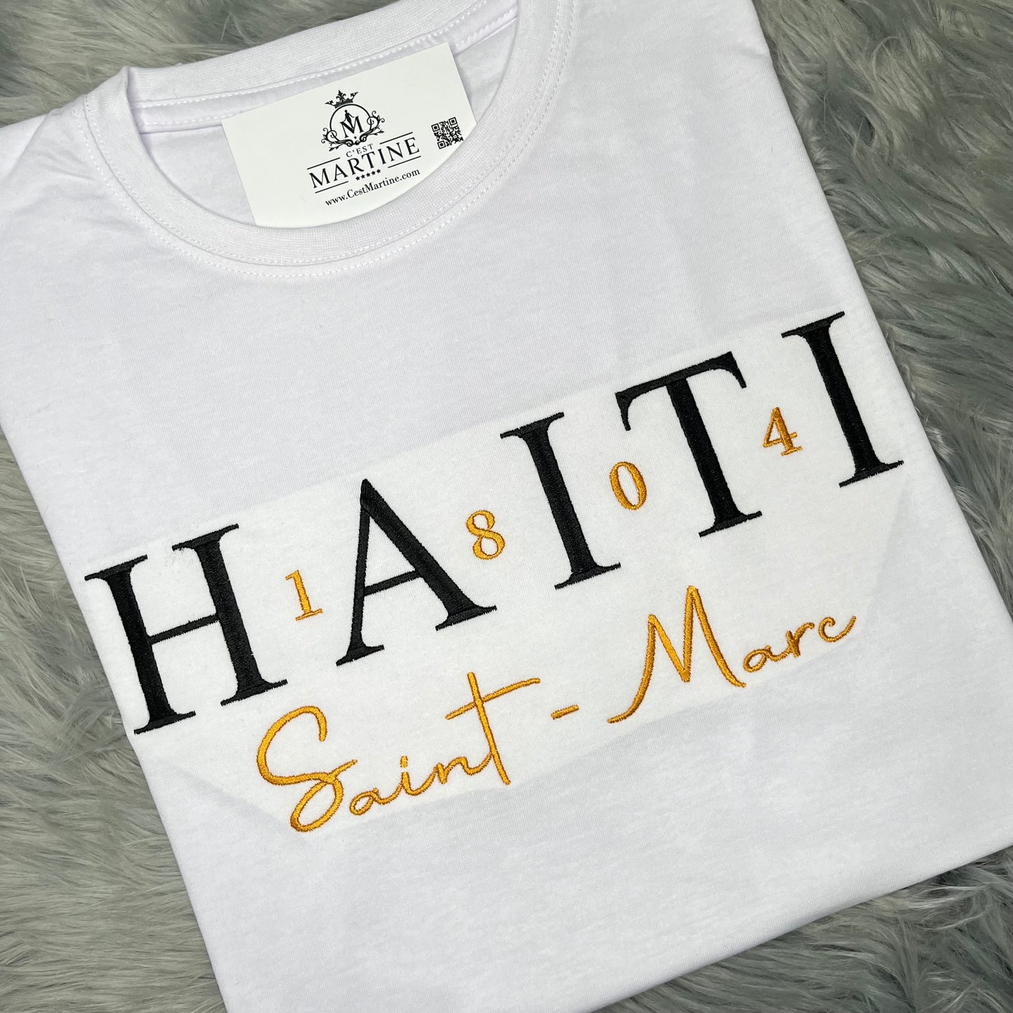 Haiti Hometown pride, personalized embroidered T-Shirt, May 18, 1804