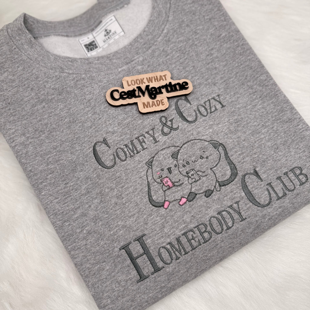 Comfy & Cozy Homebody Club™ Crewneck Soft moments deserve soft clothing.