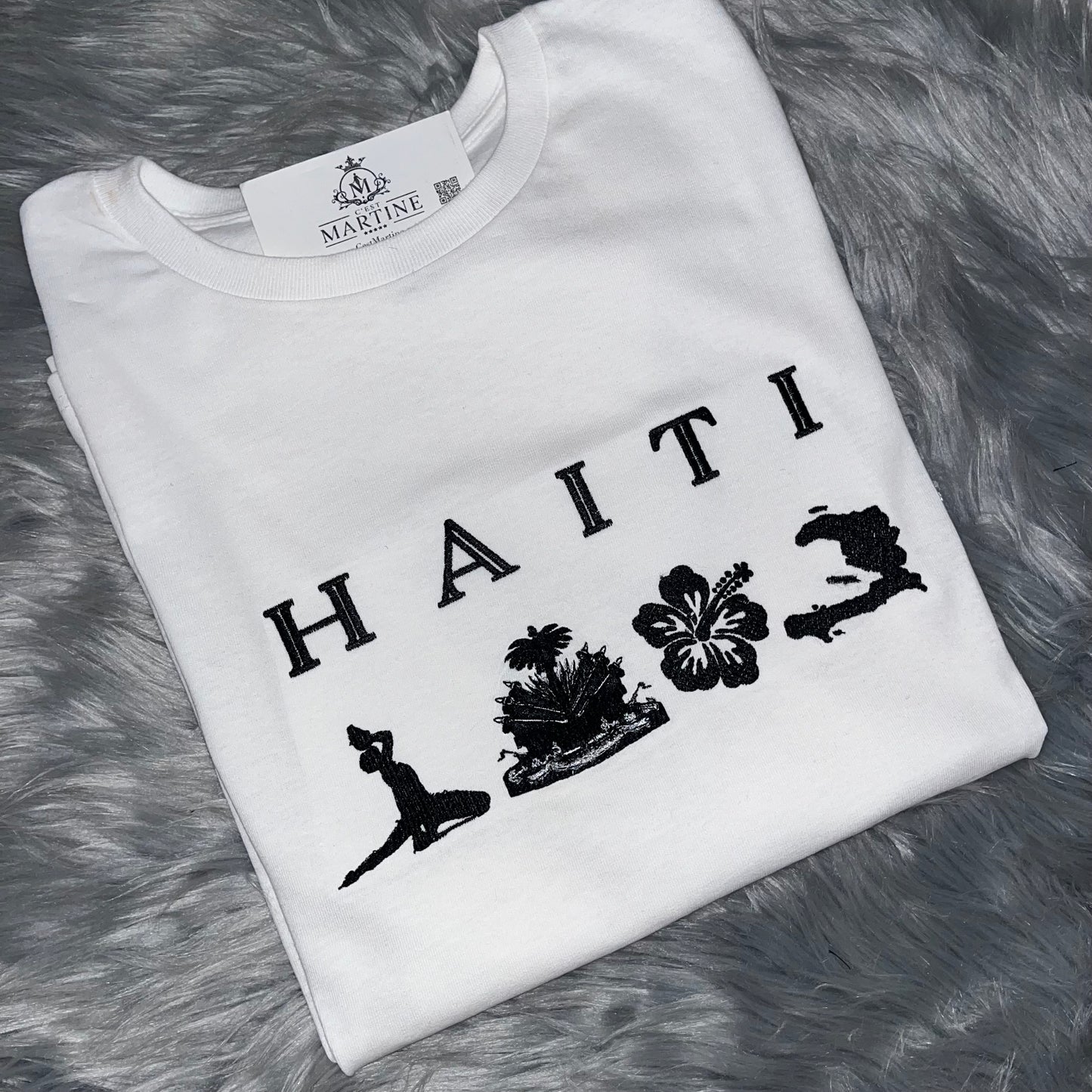 Haiti, Neg Mawon, May 18th, Ayiti, Fete Drapeau, Haitian Flag Day, T-Shirt, 1804, Embroidery (Copy)