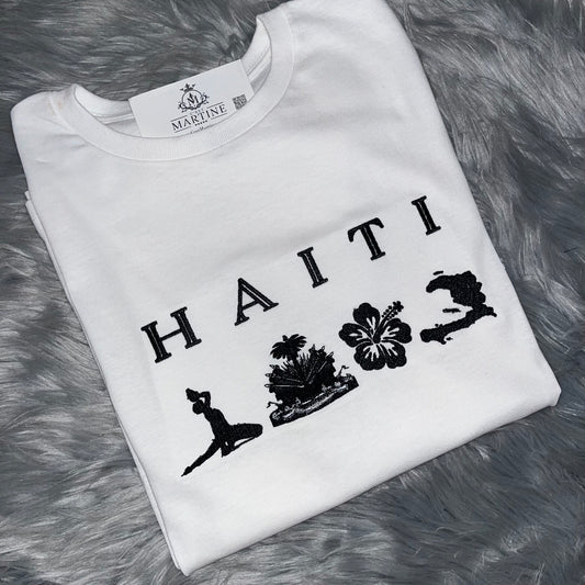 Haiti, Neg Mawon, May 18th, Ayiti, Fete Drapeau, Haitian Flag Day, T-Shirt, 1804, Embroidery (Copy)