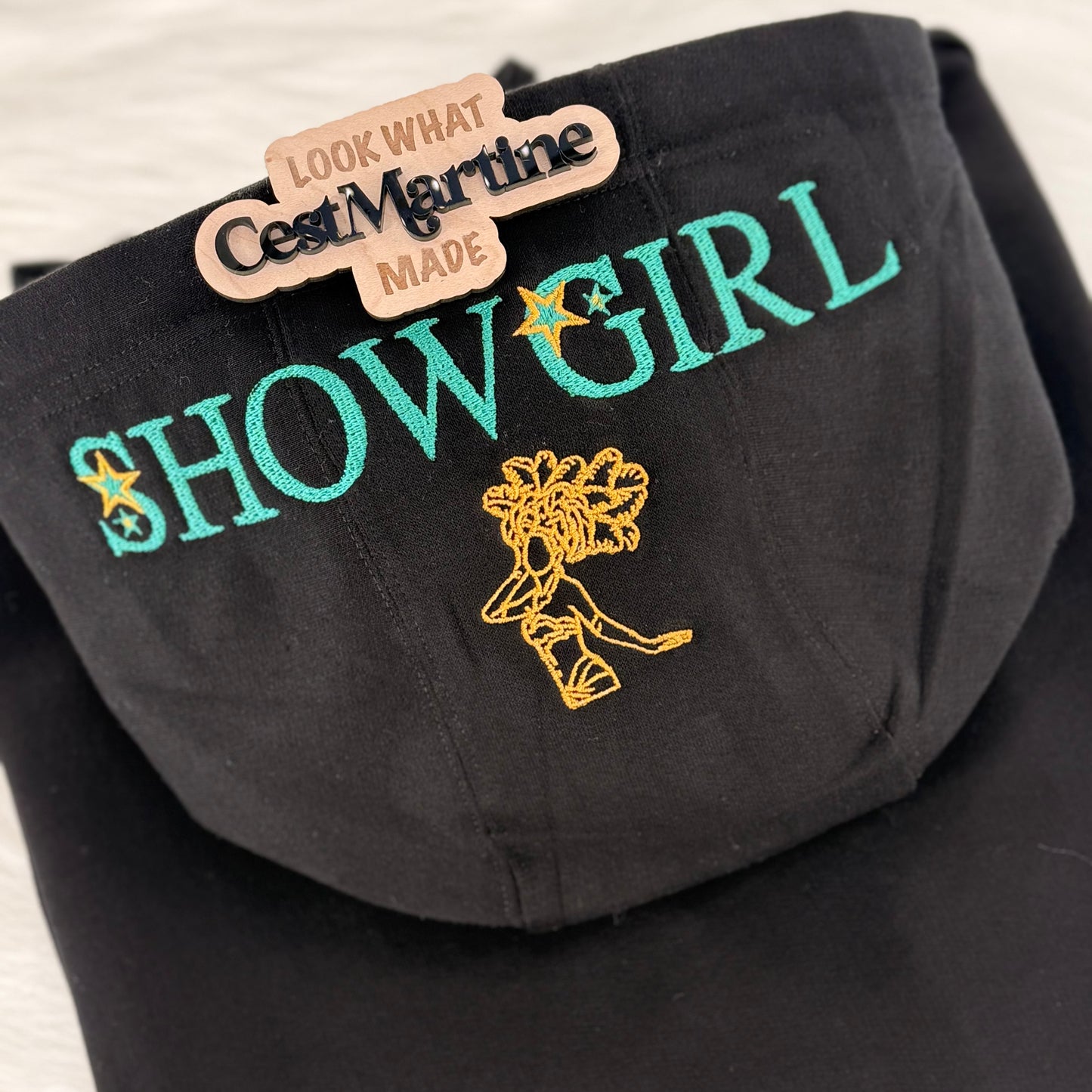 Showgirl Hoodie – Embroidered Hood