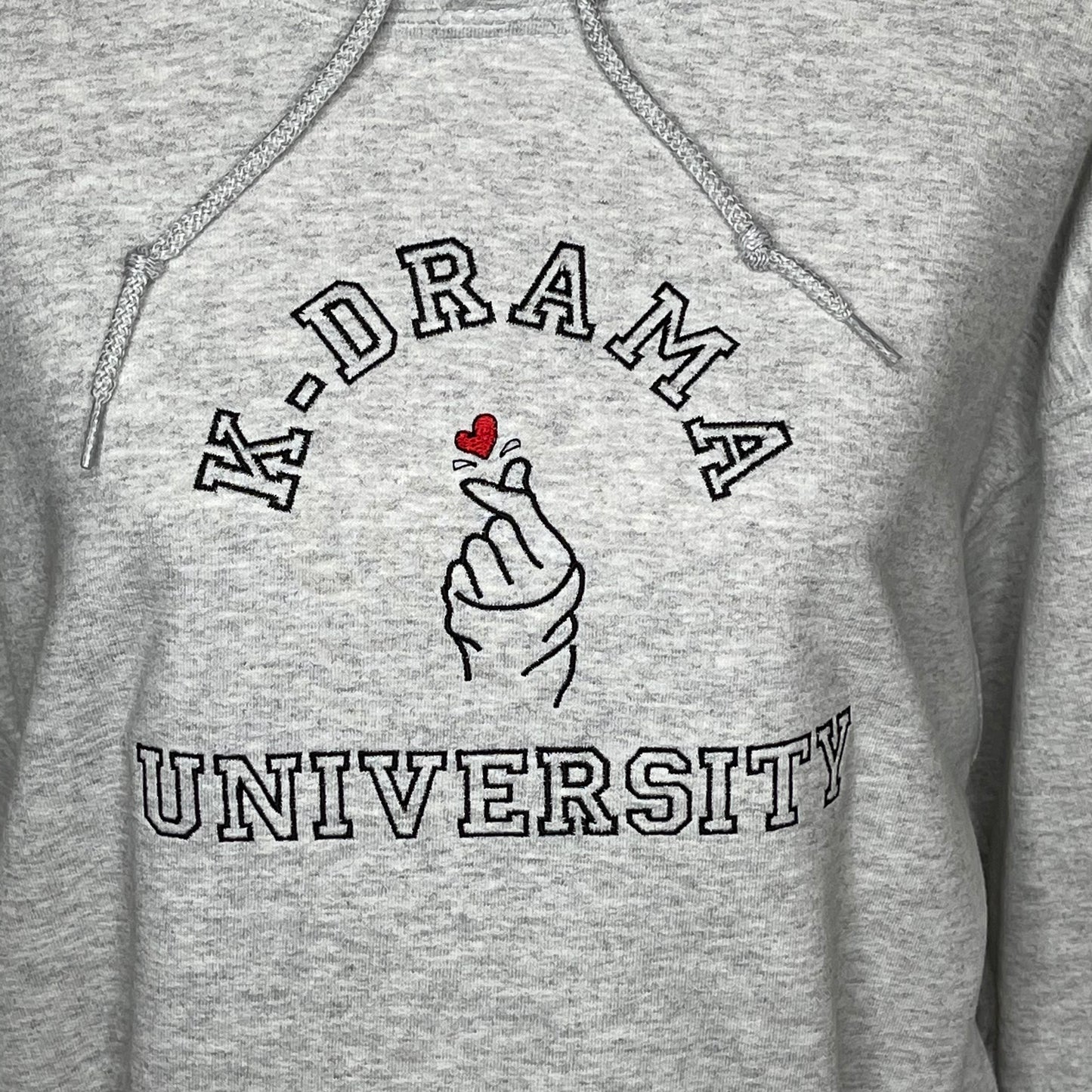 Hoodie, K-Drama, Korean Drama, K Drama, University College Dorm Embroidered Hoodie, C'est Martine