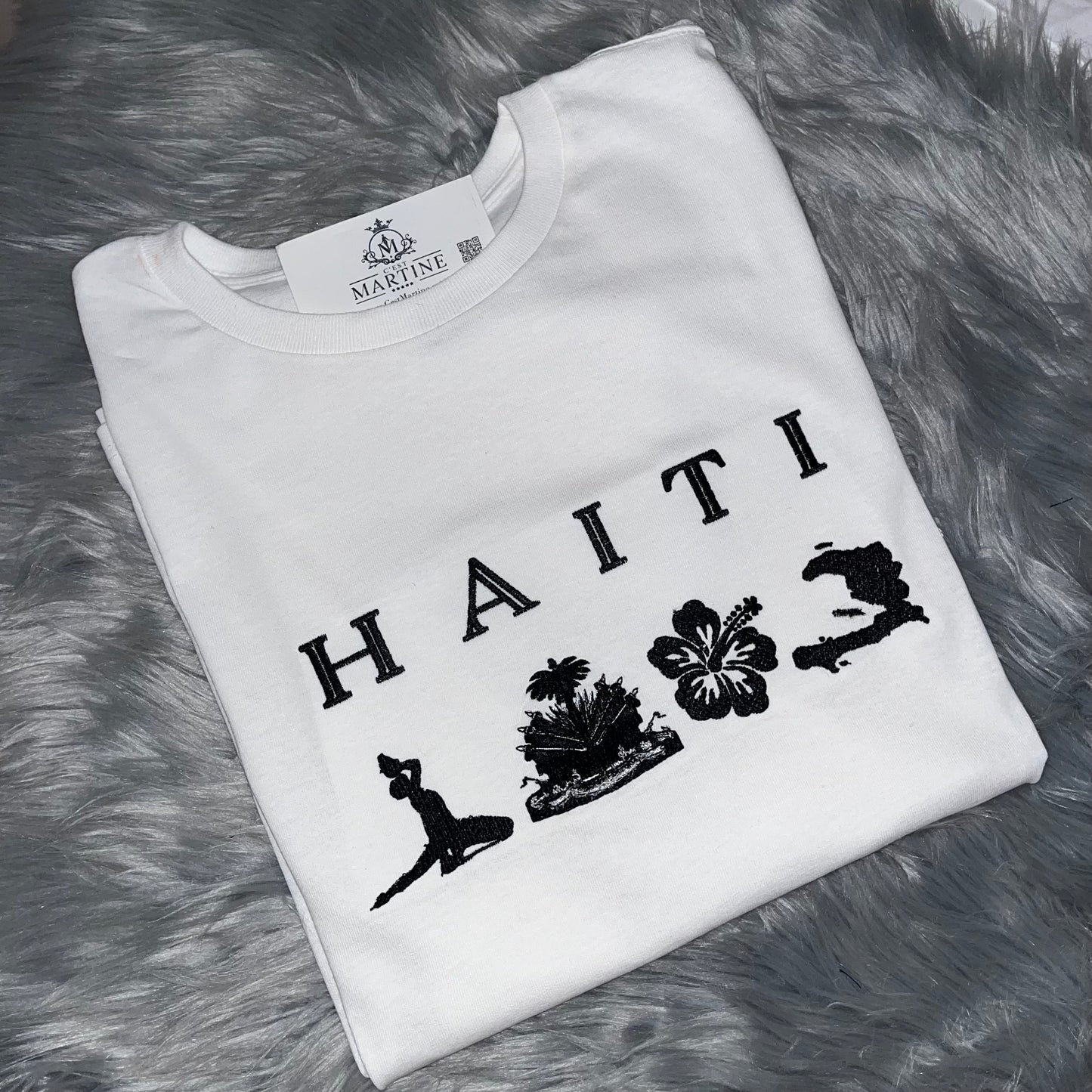 Haiti, Neg Mawon, May 18th, Ayiti, Fete Drapeau, Haitian Flag Day, T-Shirt, 1804, Embroidery (Copy)