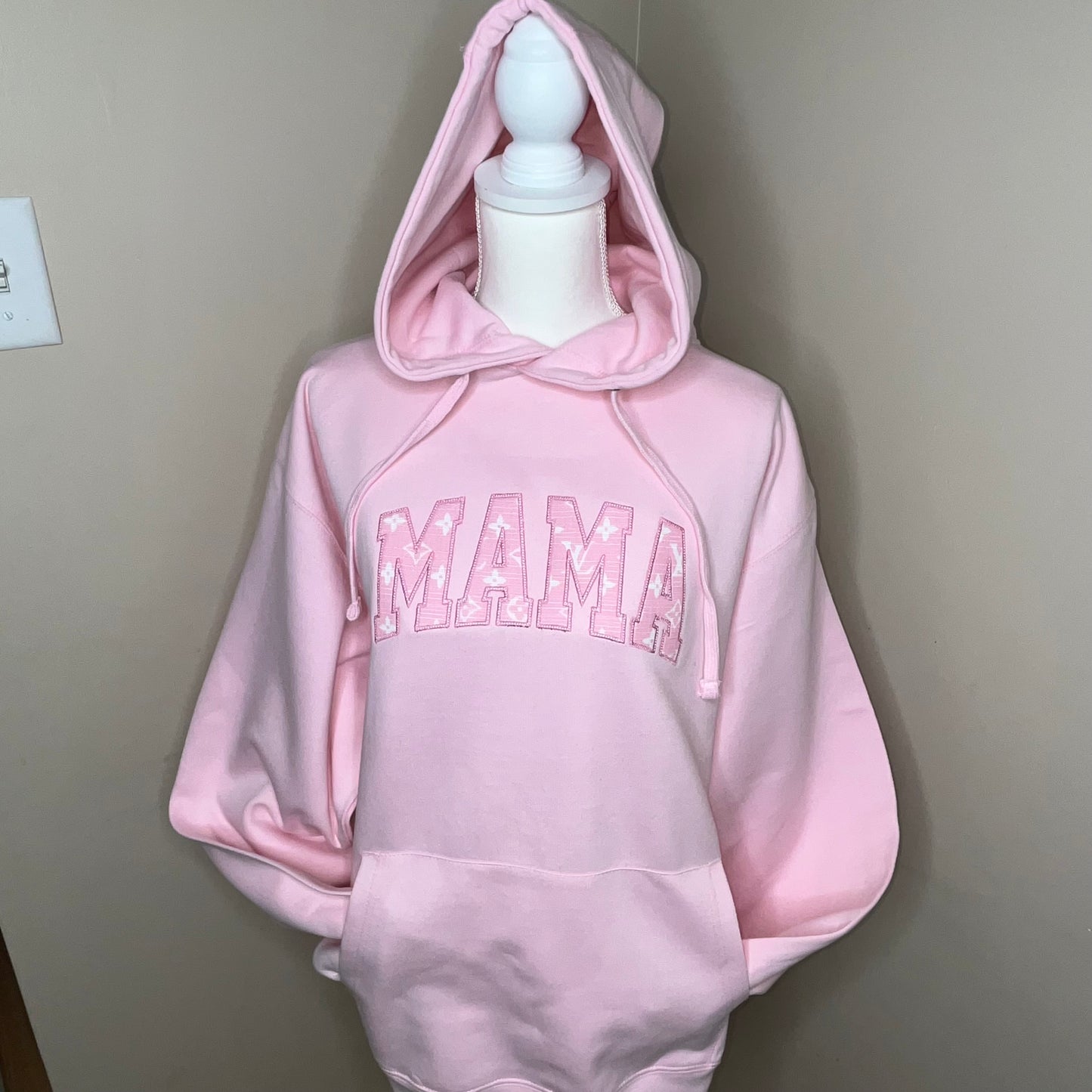Pink Mama Aesthetic Embroidered Sweatshirt