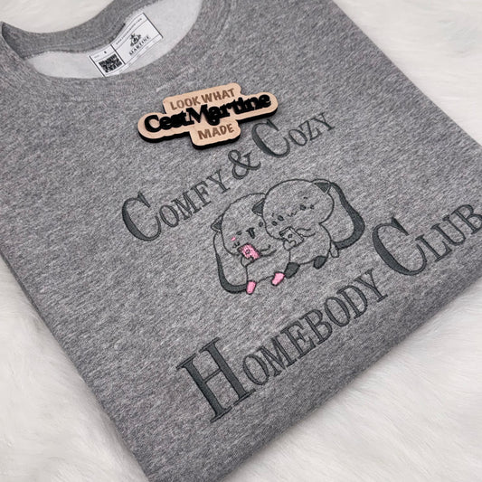 Comfy & Cozy Homebody Club™ Crewneck Soft moments deserve soft clothing.