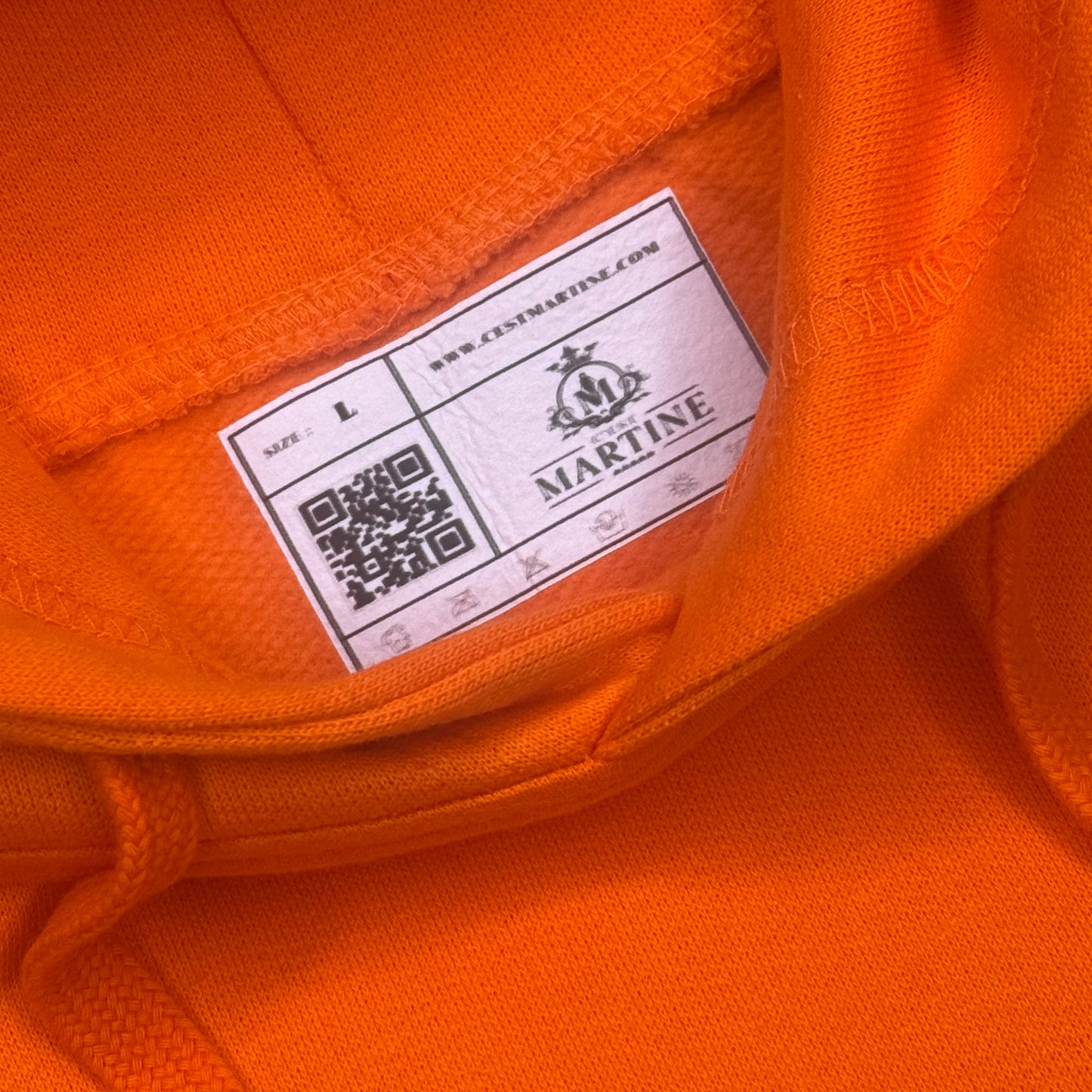 The Life of a Showgirl Hoodie – Orange with Free Custom Lettering