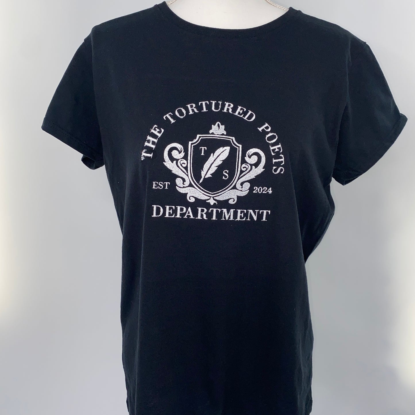 The Tortured Poets Department Embroidered T Shirt