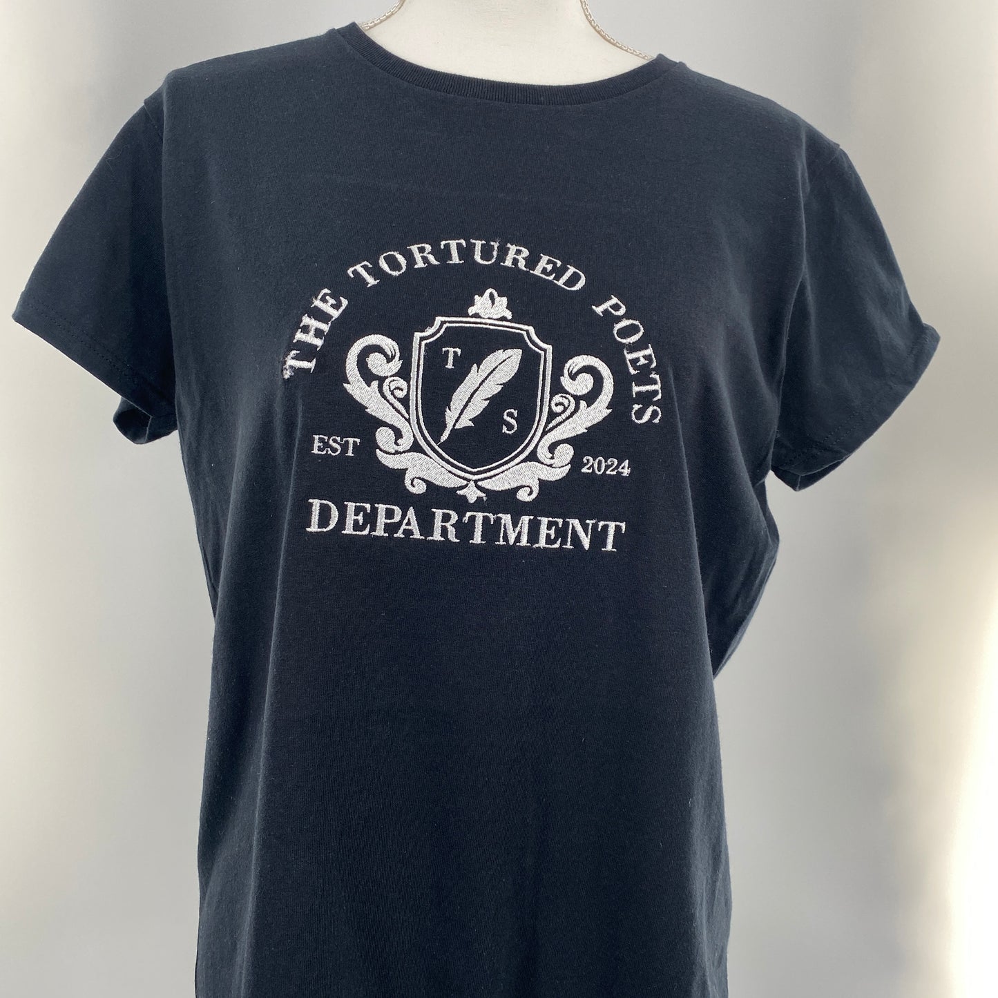 The Tortured Poets Department Embroidered T Shirt