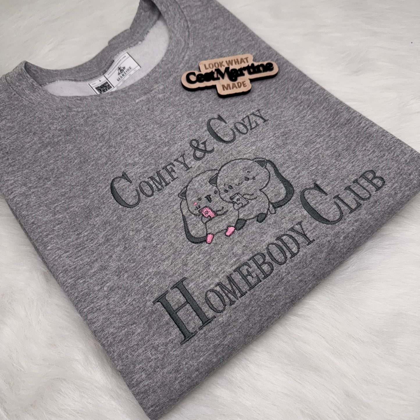 Comfy & Cozy Homebody Club™ Crewneck Soft moments deserve soft clothing.