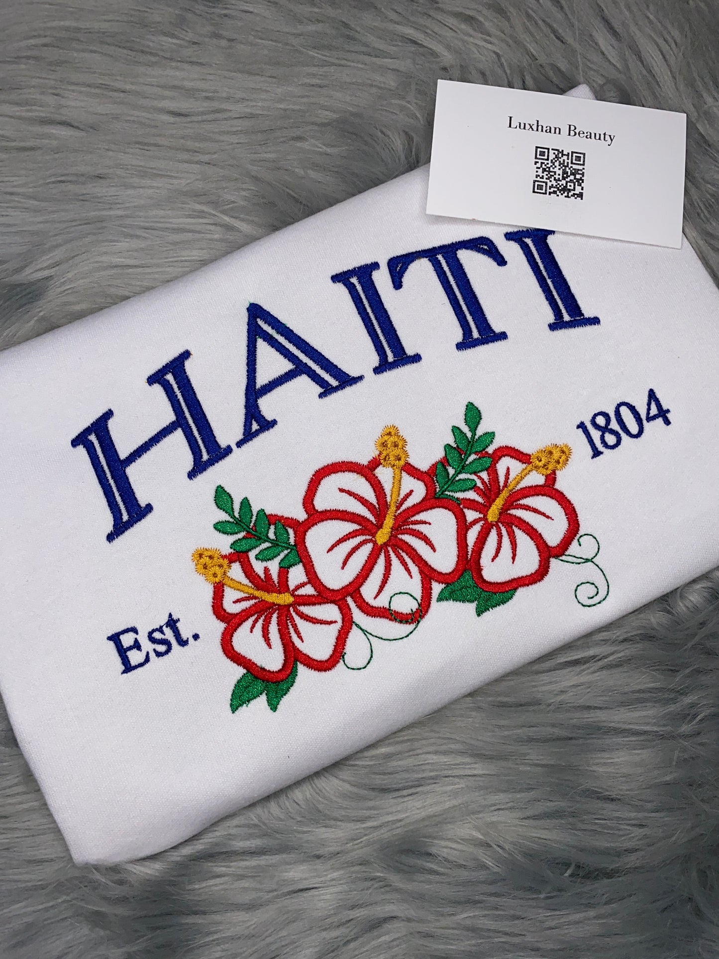 Haiti, May 18th, Ayiti, Fete Drapeau, Haitian Flag Day, T-Shirt, 1804, Embroidery