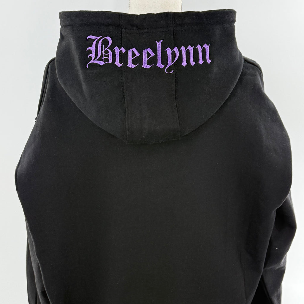 Personalized Embroidered Hood, Hoodie, Custom Hoodie English Letters