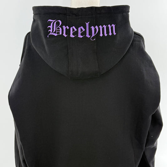 Personalized Embroidered Hood, Hoodie, Custom Hoodie English Letters