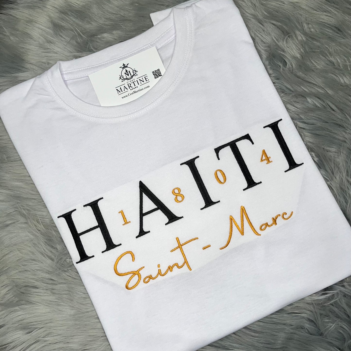 Haiti Hometown pride, personalized embroidered T-Shirt, May 18, 1804