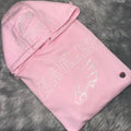 EAGLES, Pink Hoodie, Glow in the Dark , Embroidered Hood and Chest Hoodie | C'est Martine