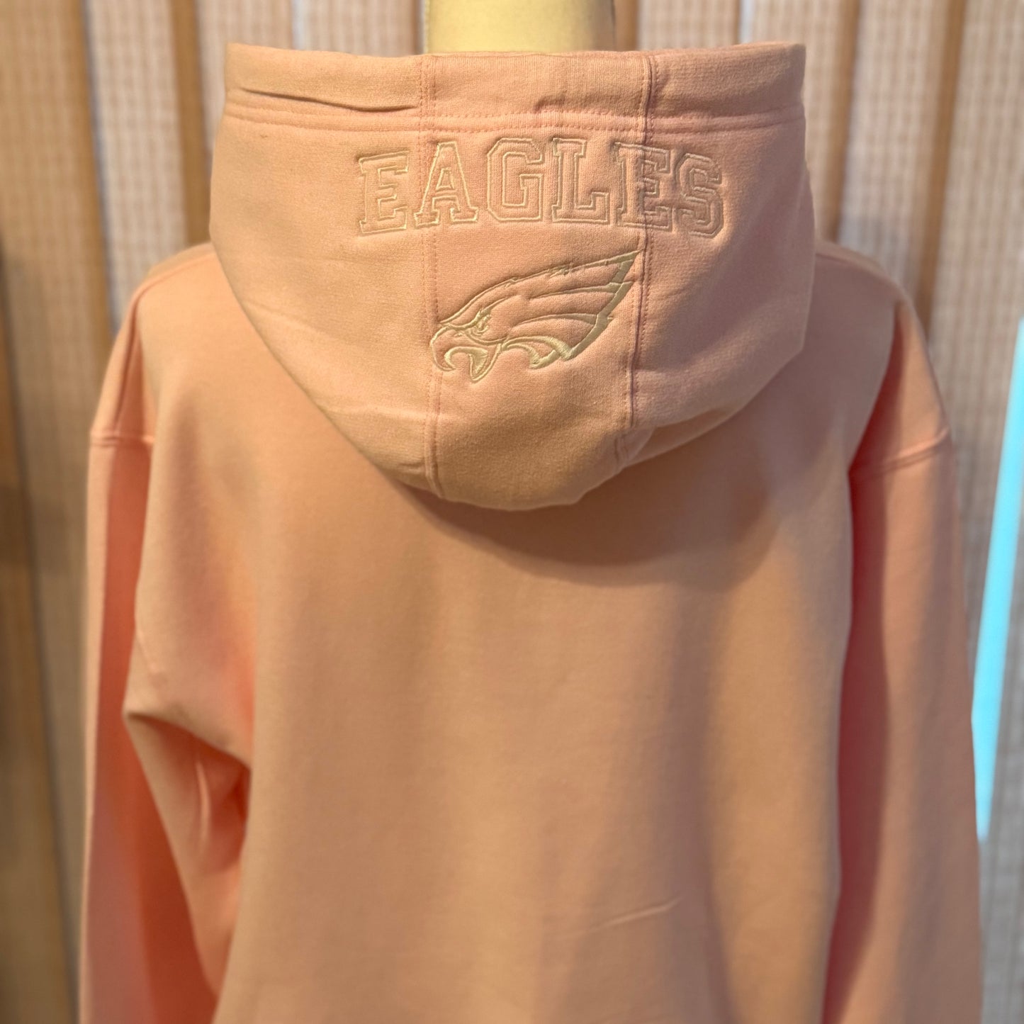 EAGLES, Pink Hoodie, Glow in the Dark , Embroidered Hood and Chest Hoodie | C'est Martine
