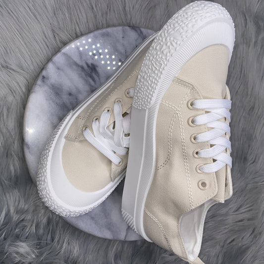Sneakers Canvas Cream | C'est Martine