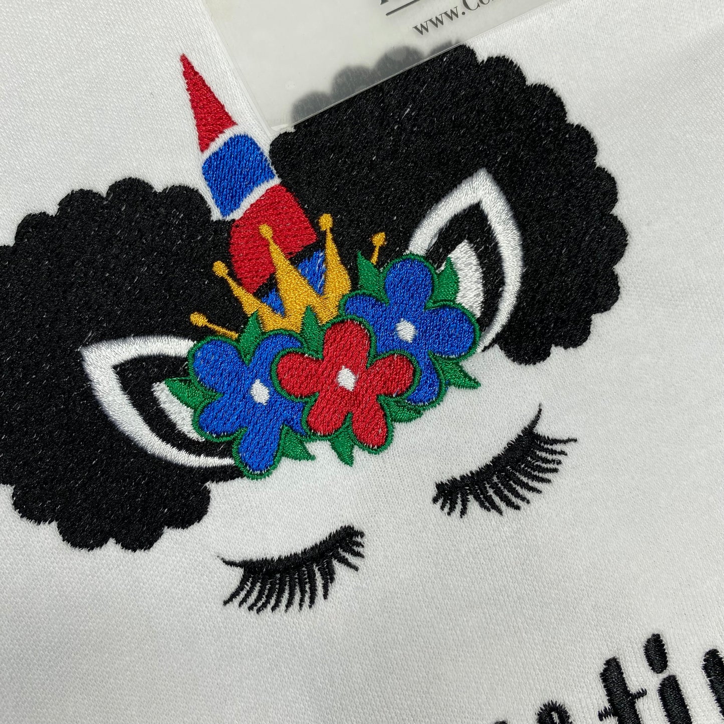 Afro Puffs Unicorn | Custom | Personalized  Name | T Shirt | Birthday | Girls