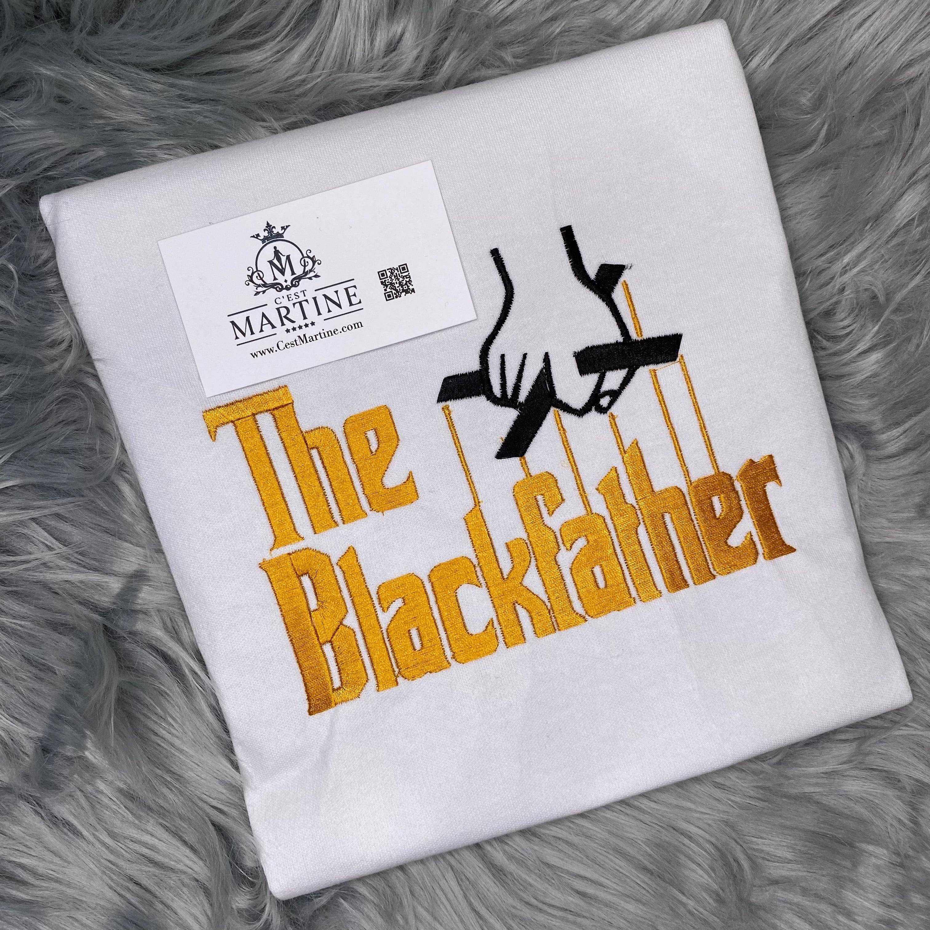 Father's Day, Black History, African American, Black Man, Embroidered T Shirt, The BlackFather