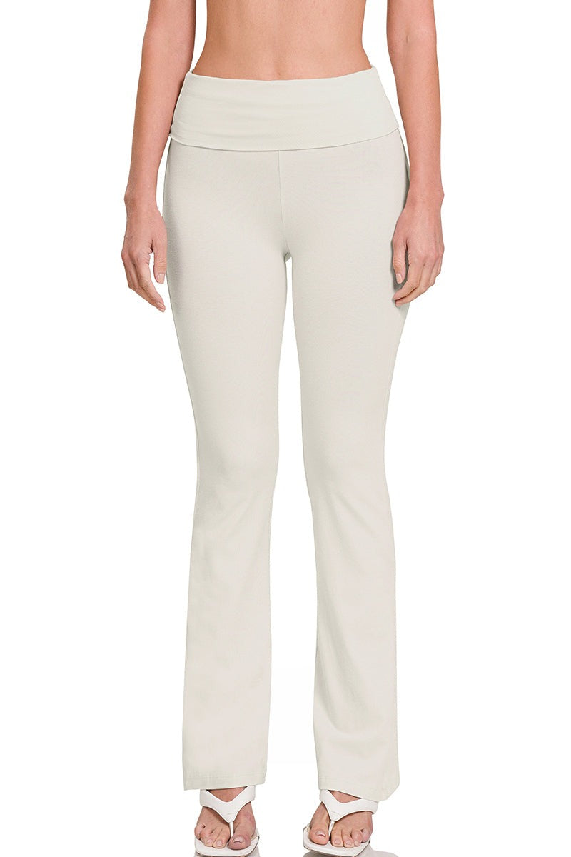 Yoga Pants Bone Color