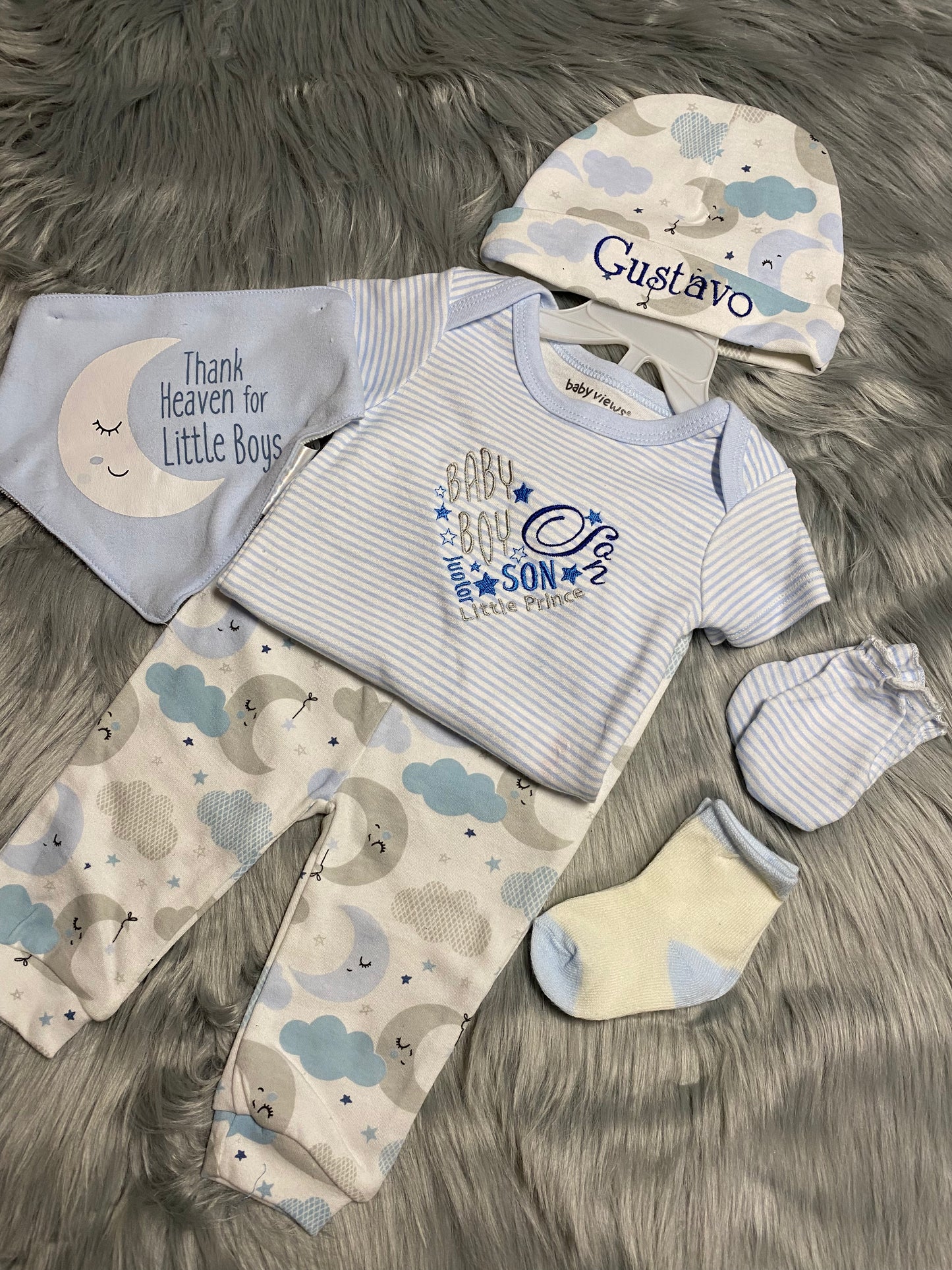 Baby Boy Layette Personalized