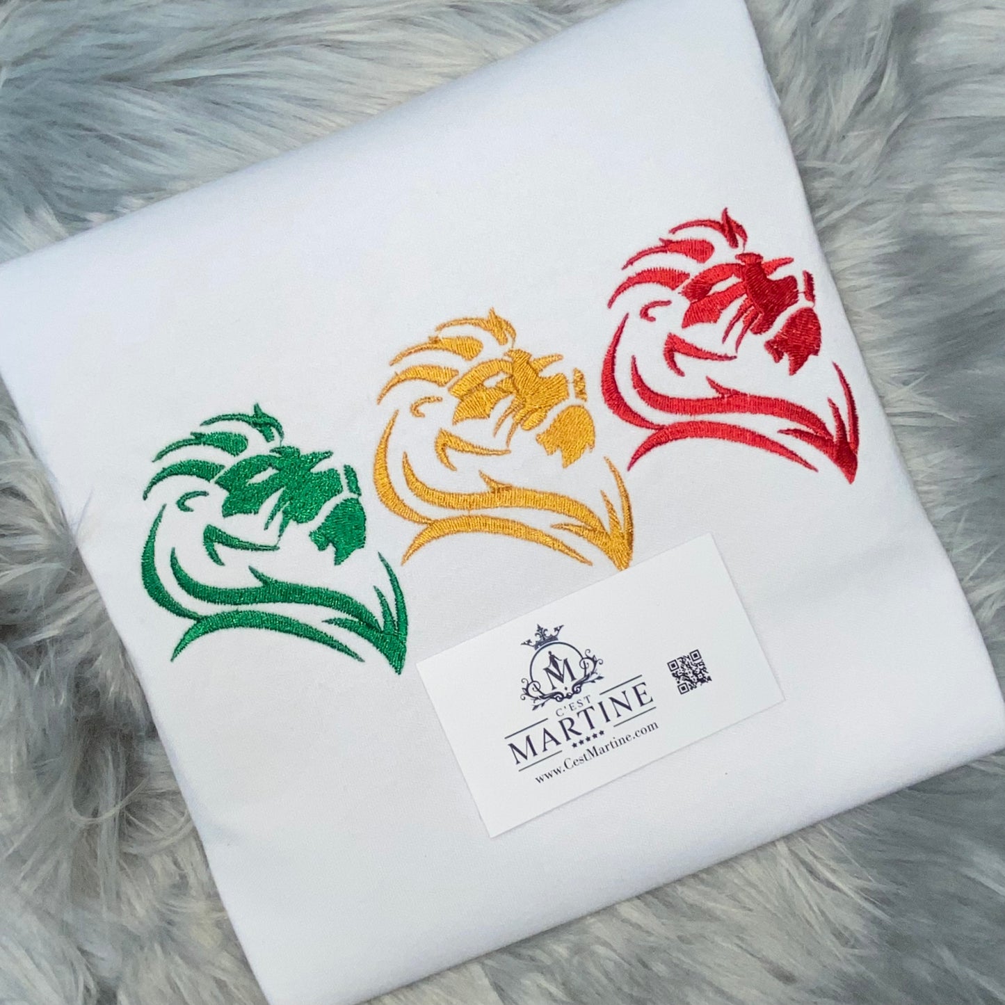Juneteenth, 3 Lions African American, Black History, Embroidered T Shirt, Black History T shirt