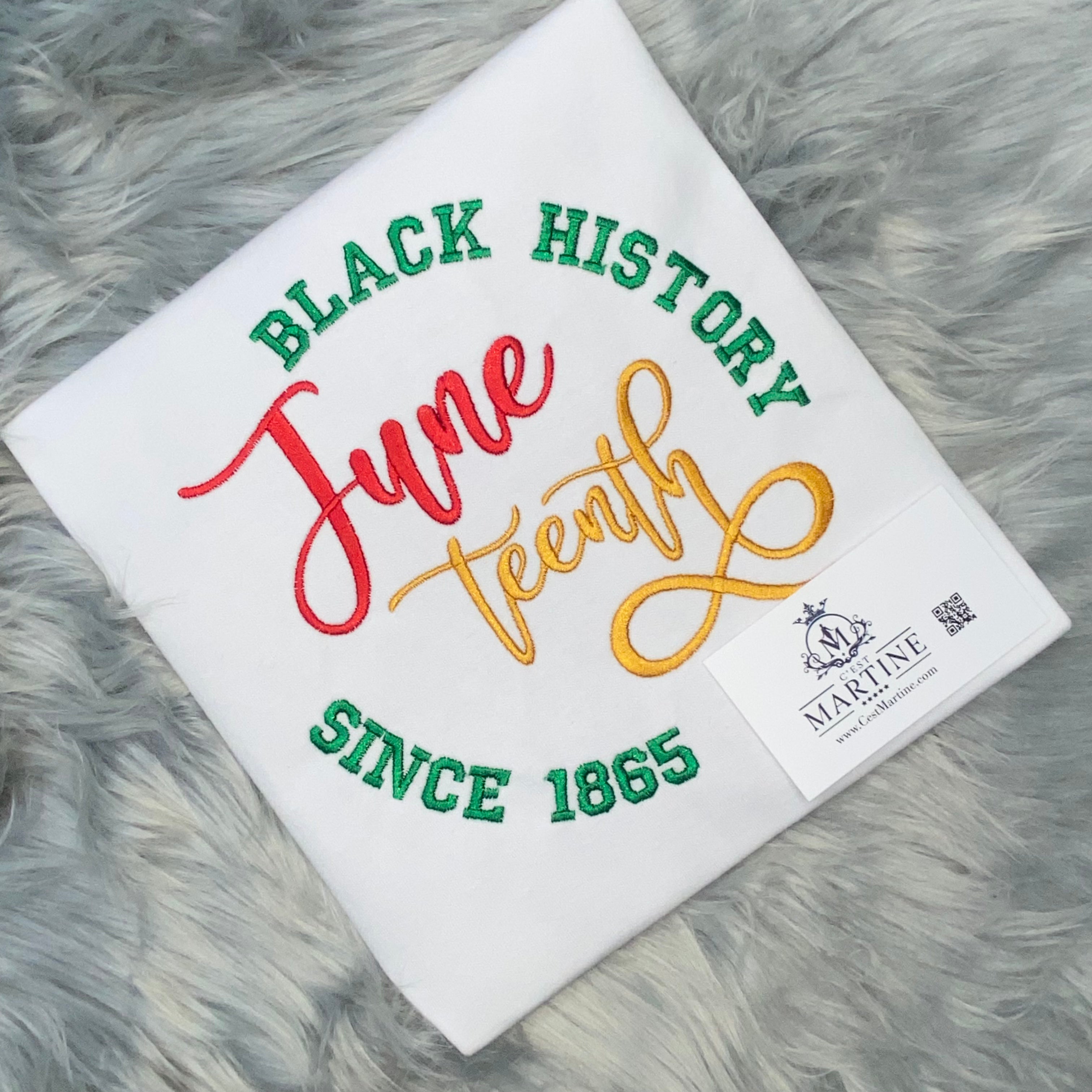 Juneteenth, African American, June, Black Woman, Embroidered T Shirt, Black History T shirt