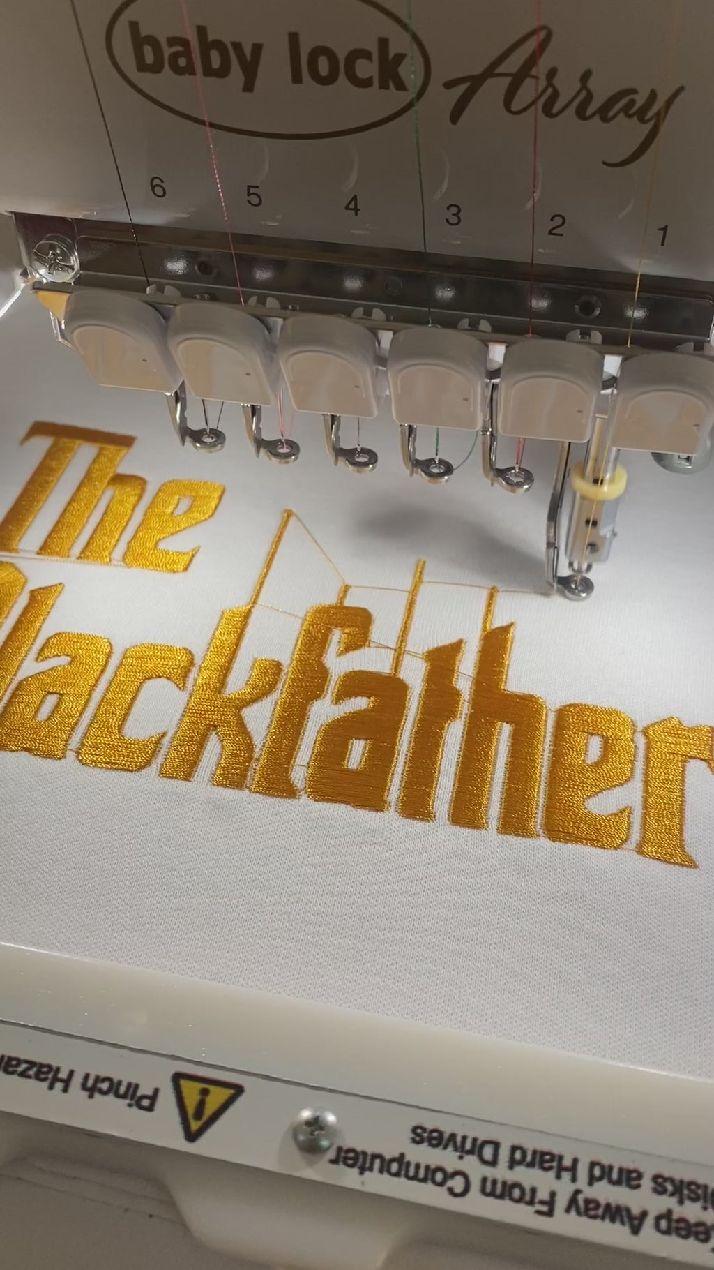 Father's Day, Black History, African American, Black Man, Embroidered T Shirt, The BlackFather