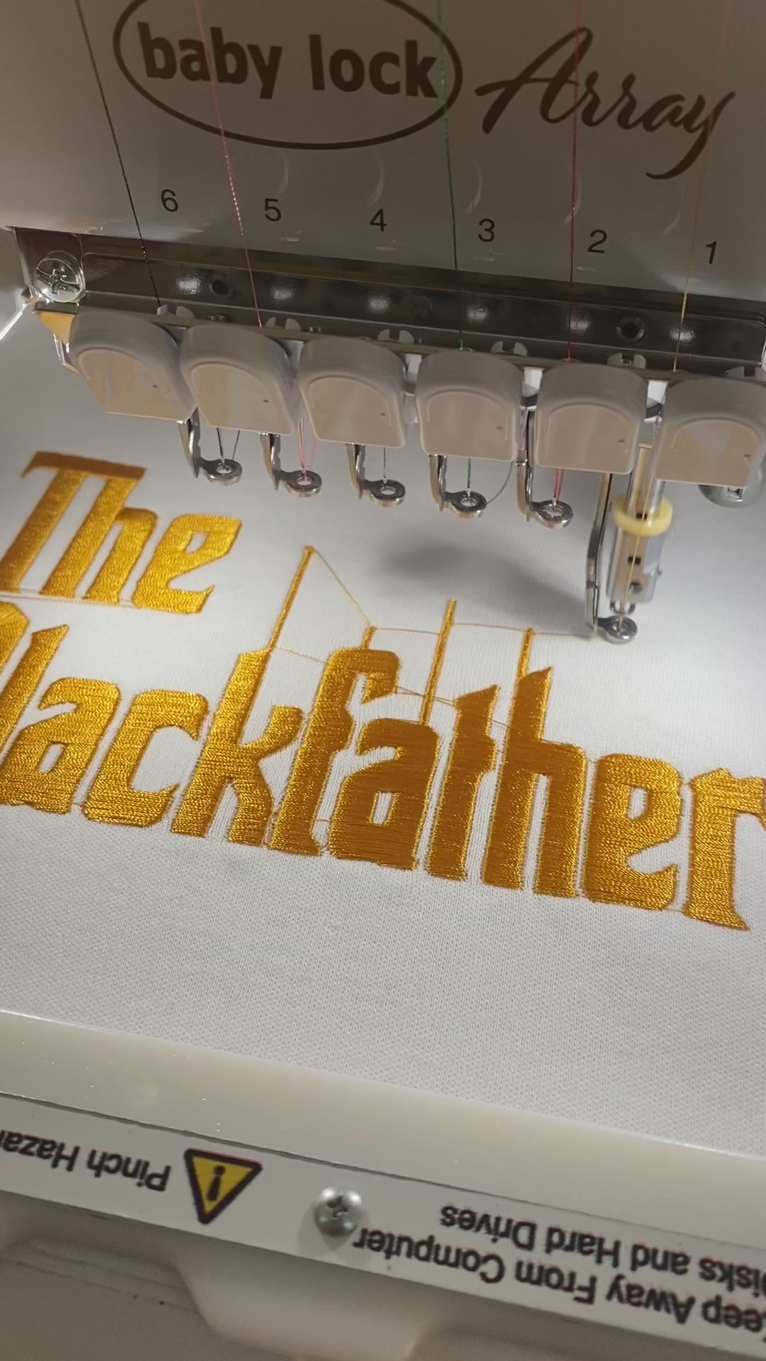 Father's Day, Black History, African American, Black Man, Embroidered T Shirt, The BlackFather
