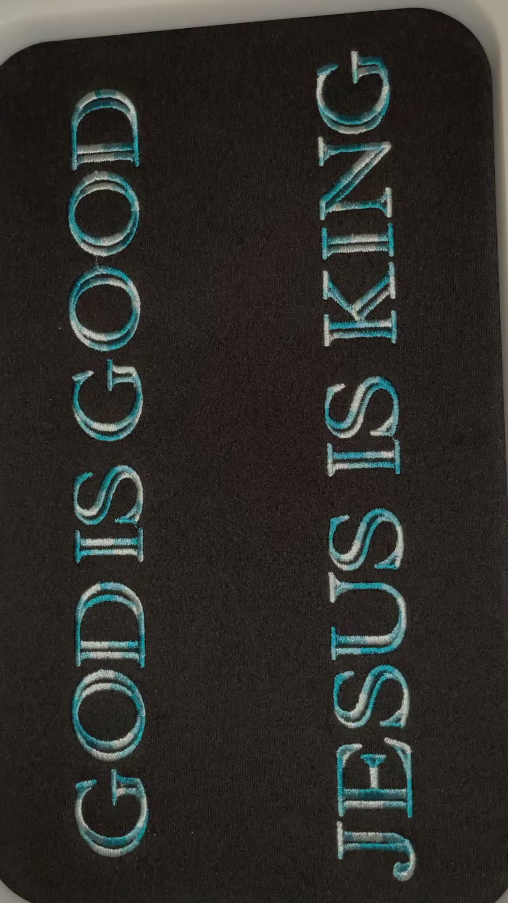Jesus is King, Faith based, Christian, Embroidered CrewNeck Sweatshirt