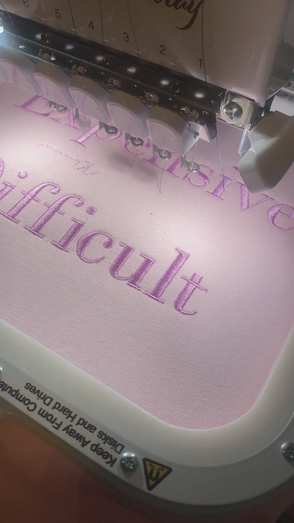 Expensive and Difficult, Hoodie, Embroidered T Shirt | C'est Martine