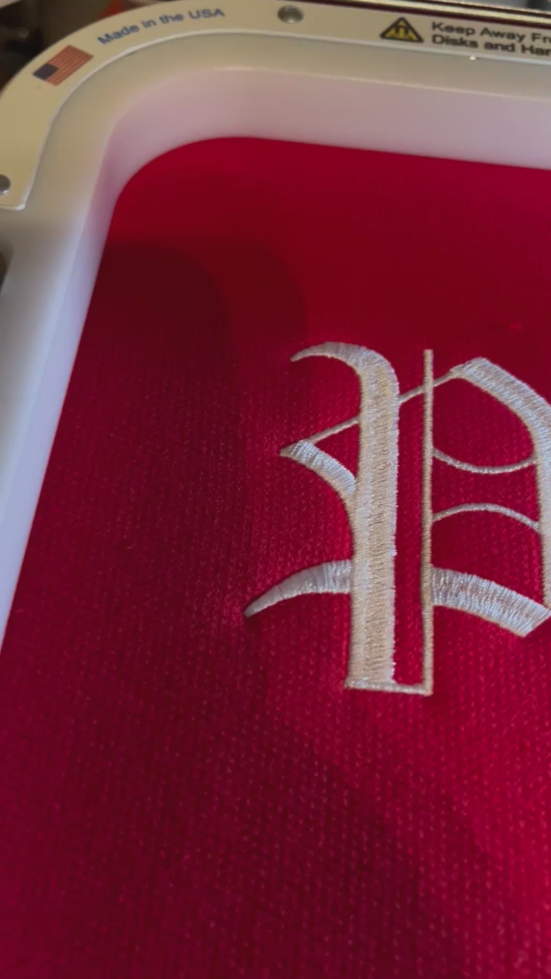 Phillies Baseball Embroidered Chest and Hood  Red October Season Philadelphia Philly Fan Embroidered Hoodie