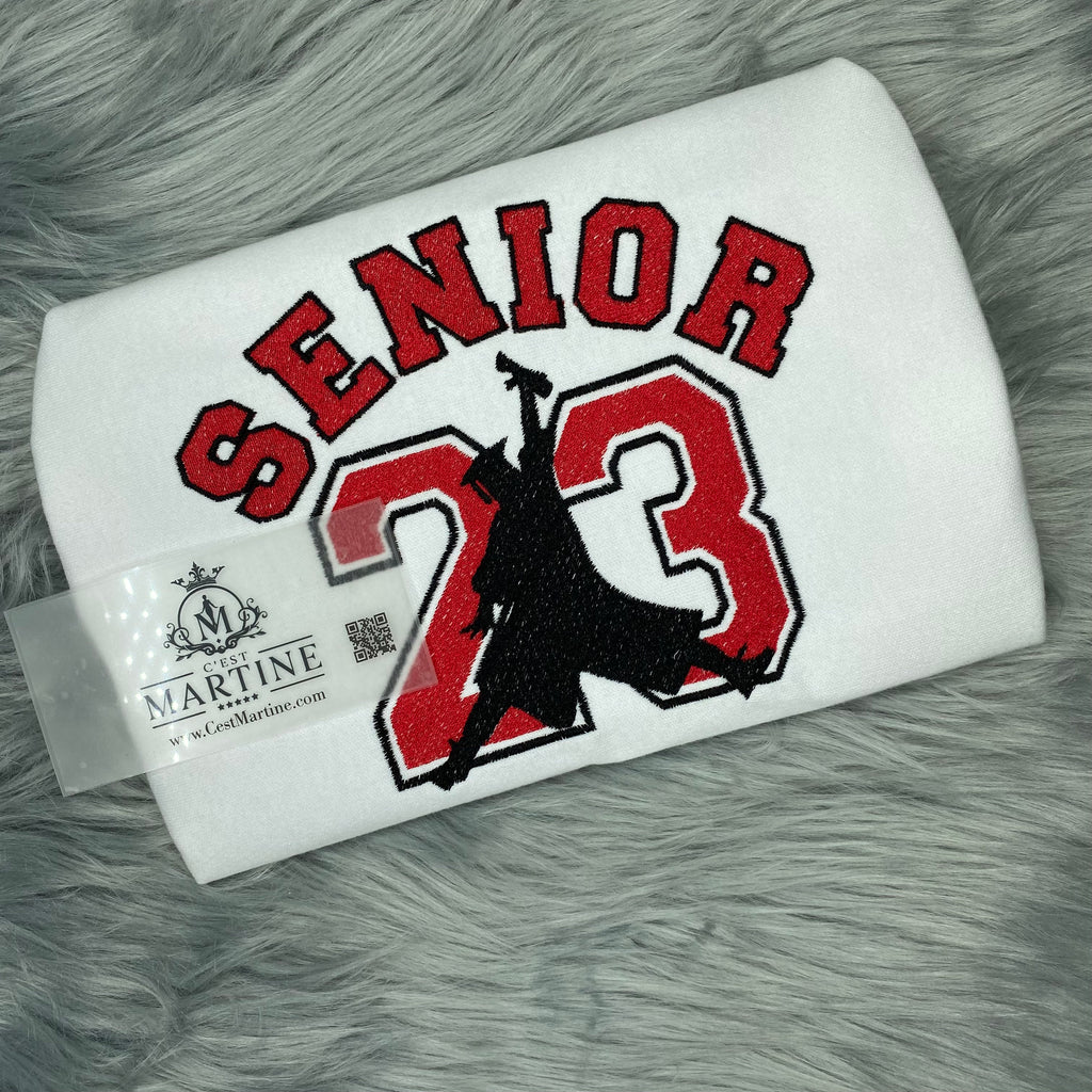 Senior Class of a 2023 Graduate Graduation Day Embroidered Gift T-Shirt