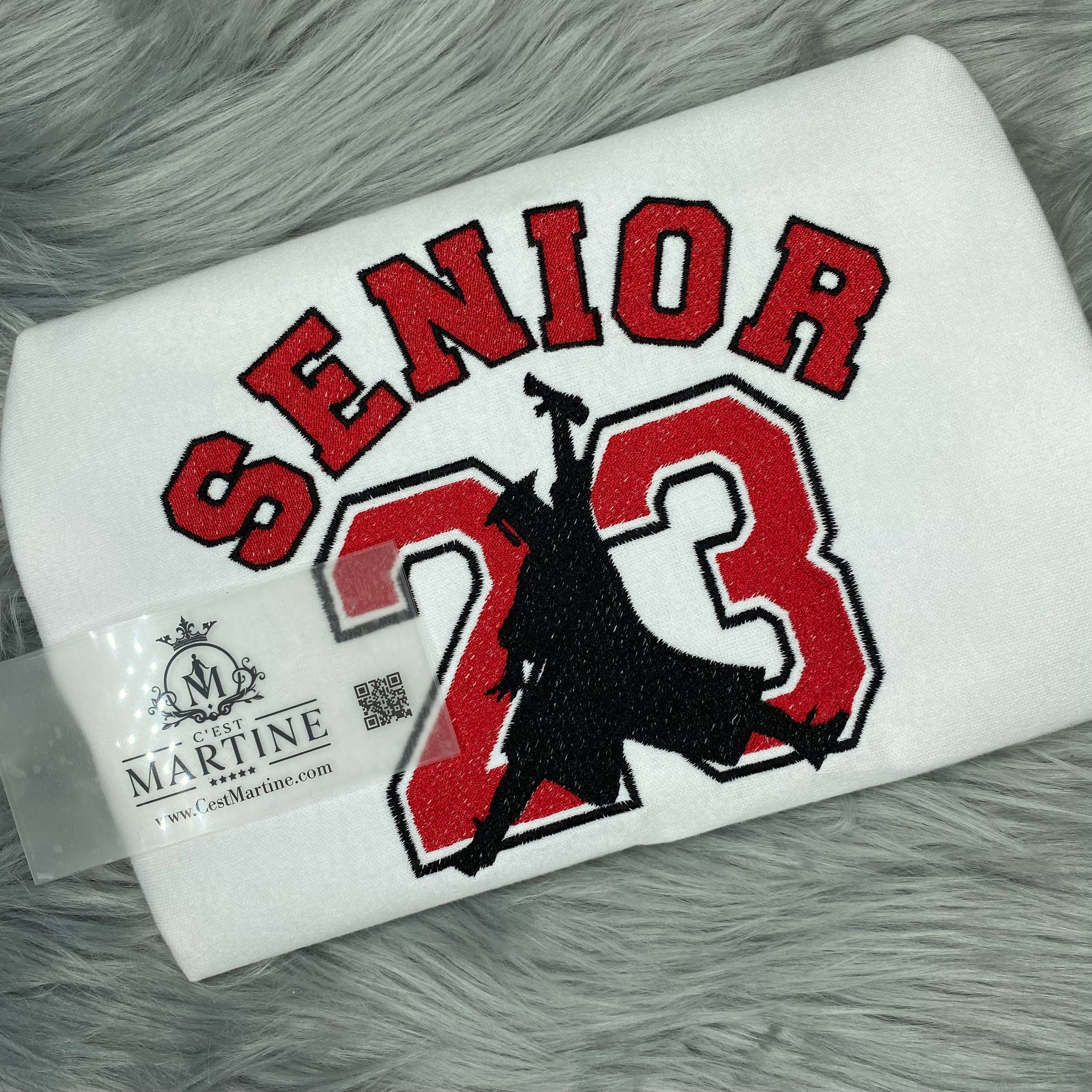 Senior Class of a 2023 Graduate Graduation Day Embroidered Gift T-Shirt