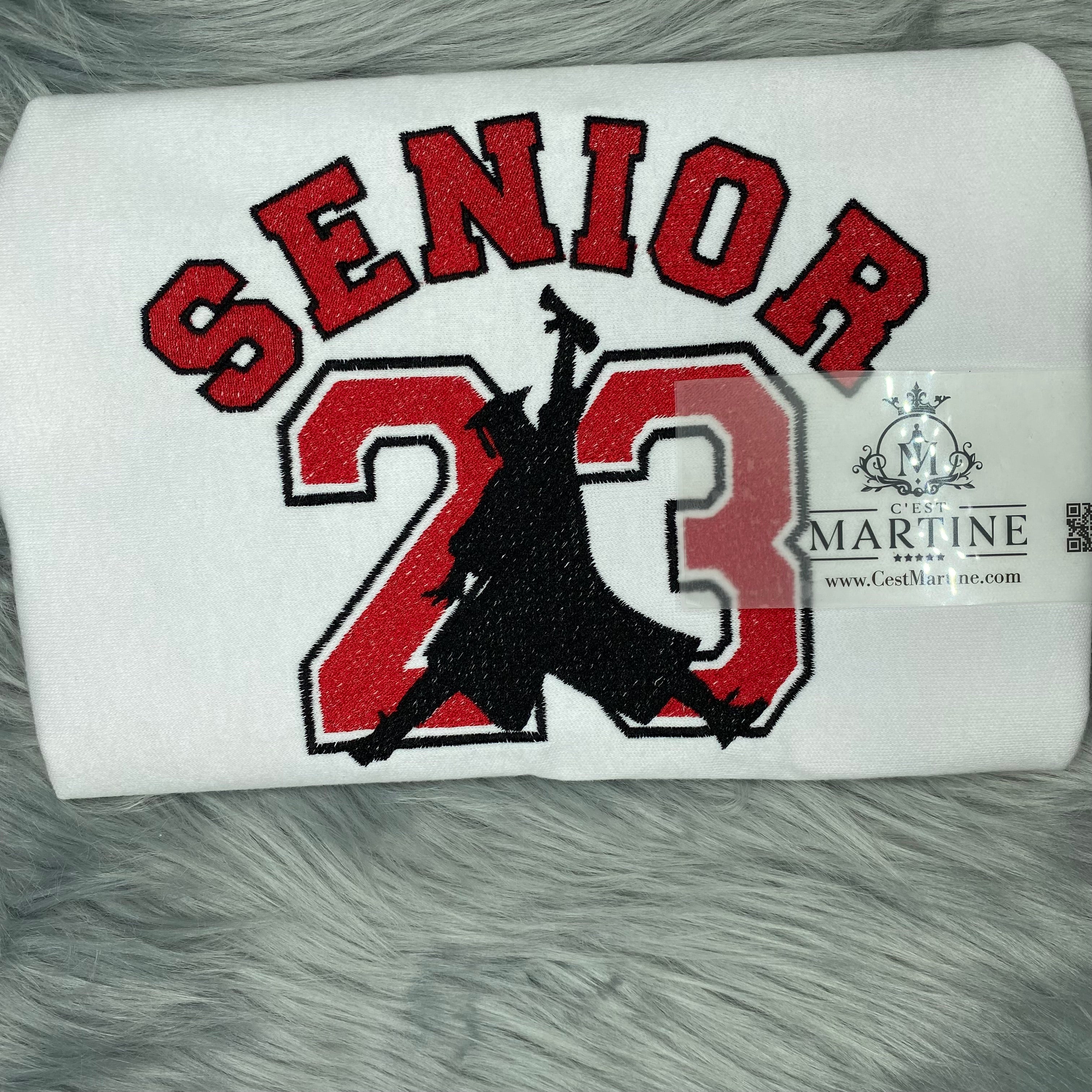 Senior Class of a 2023 Graduate Graduation Day Embroidered Gift T-Shirt