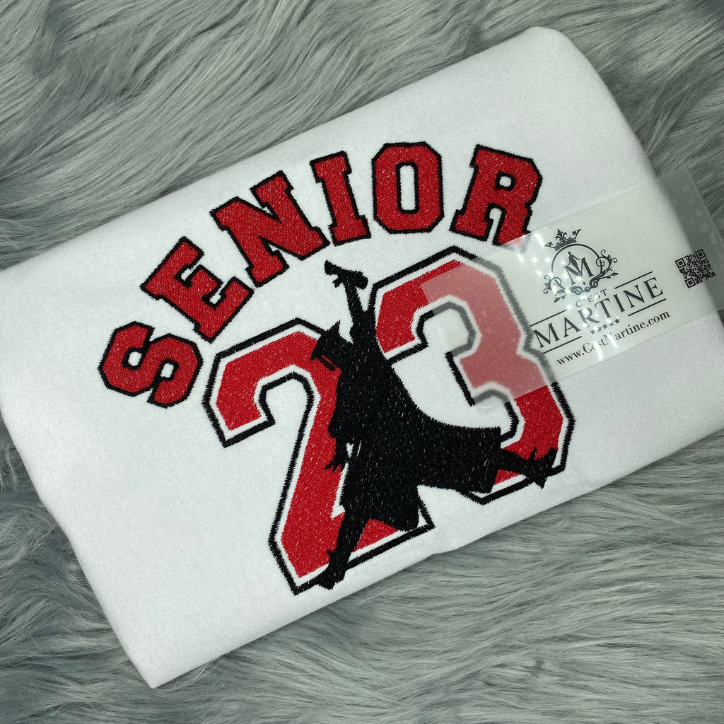 Senior Class of a 2023 Graduate Graduation Day Embroidered Gift T-Shirt